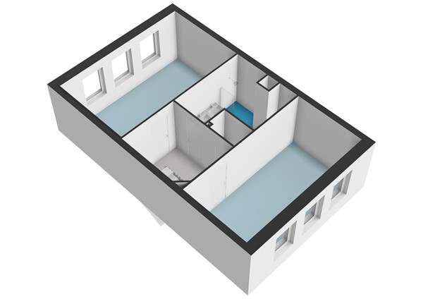 Floorplan - Duyfraklaan 128, 2235 TV Valkenburg